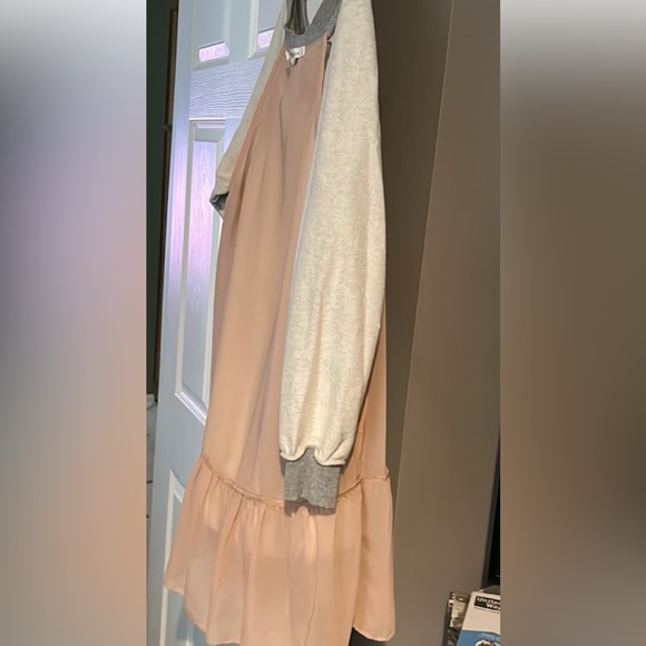 BCBG Lg Tunic Shirt Dress Layered Look BCBGeneration Sweatshirt Sweater Sweater - Picture 4 of 7